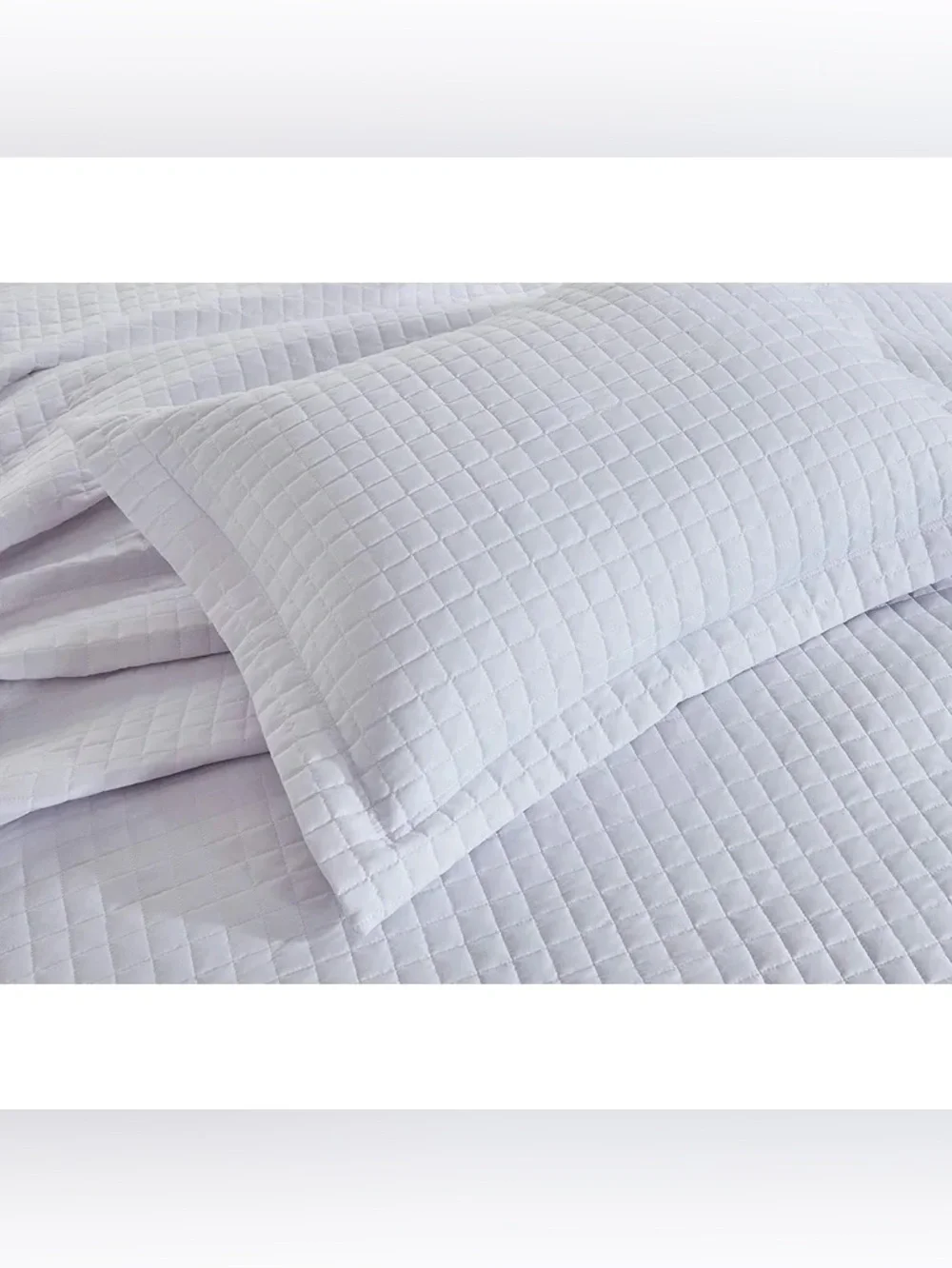 Light Lavender Quilted Bedspread Set - Soft Microfiber